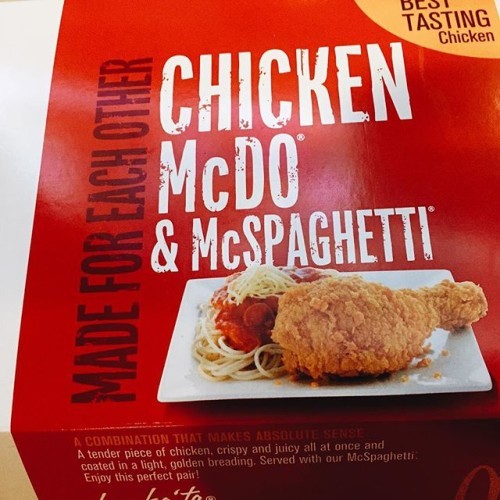 Only in #Manila #Philippines #McDonald #McSpaghetti