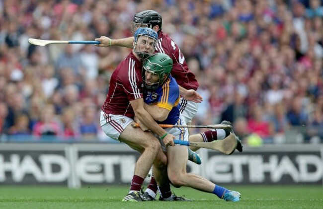 Cathal Barrett with Johnny Coen and David Collins