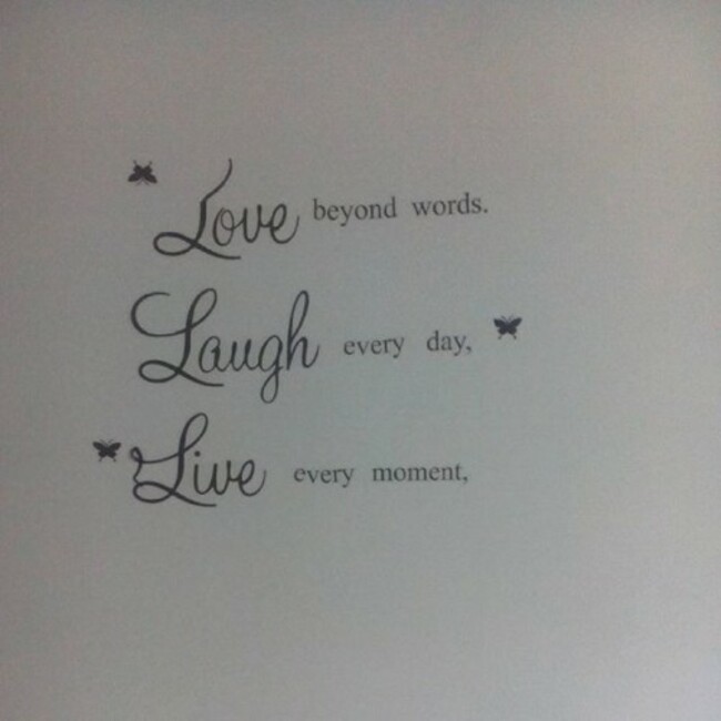 Love my new #wallquote #positivity #studio