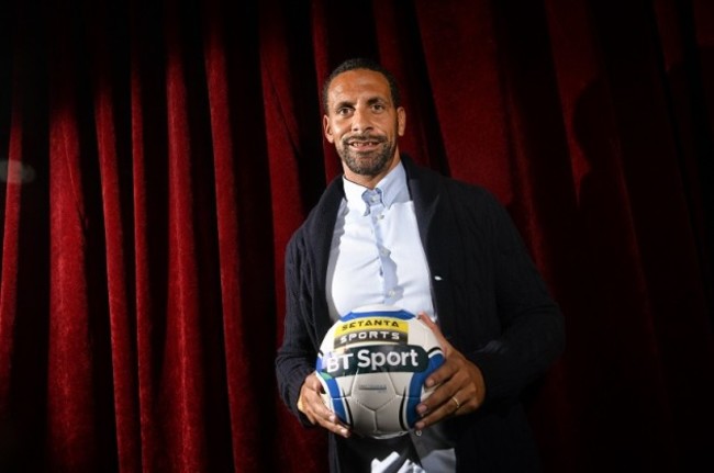 Roundtable interview with Rio Ferdinand for Setanta Sports at WebSummit 2015