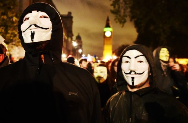 Anonymous Million Mask March