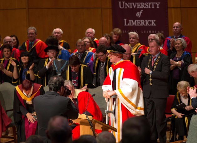 Paul O'Connell receives his honorary doctorate