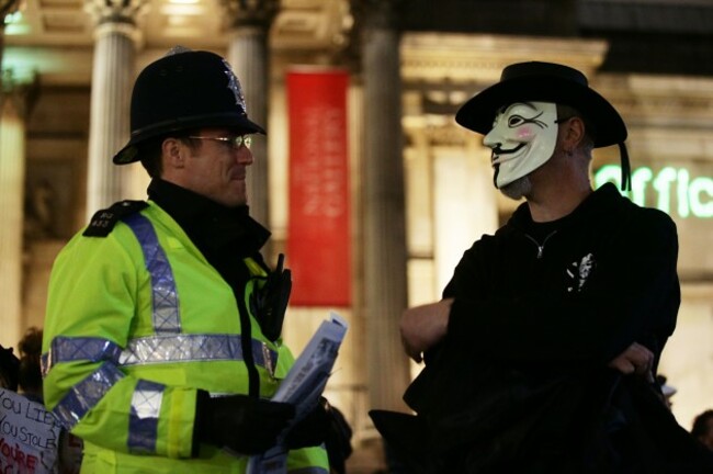 Anonymous Million Mask March