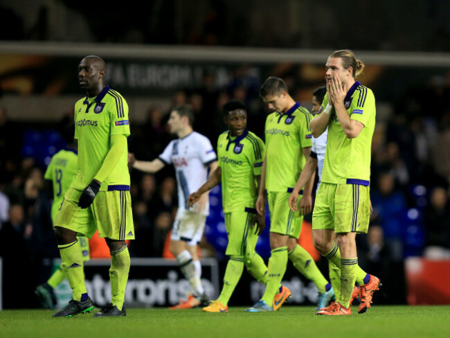 Soccer - UEFA Europa League - Group J - Tottenham Hotspur v Anderlecht - White Hart Lane