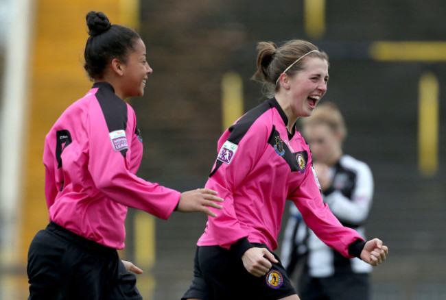 Edel Kennedy celebrates scoring