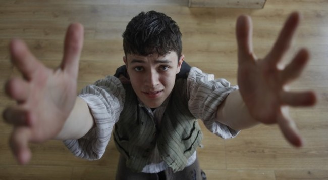 Stephen O'Leary as Patrick O'Brien in The Unlucky Cabin Boy by MIke Finn Music by David Blake Directed by Paul Meade Photo by Tom Lawlor