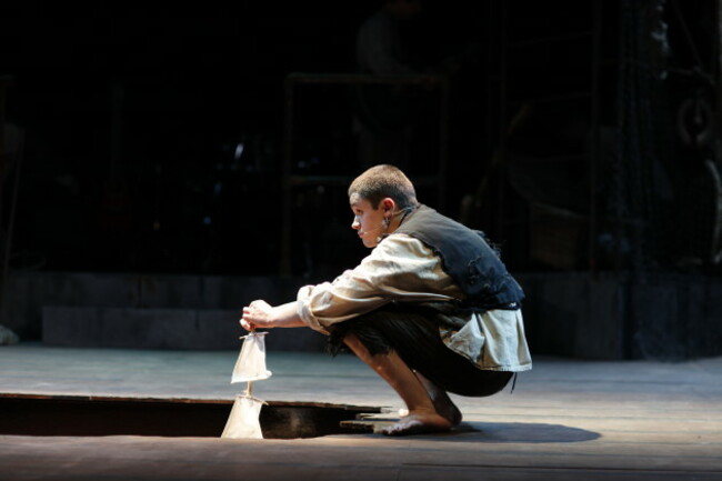 Stephen O'Leary in The Unlucky Cabin Boy by Mike Finn Music & Lyrics by David Blake Directed by Paul Meade Photo by Tom Lawlor