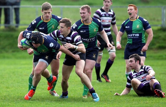 Zack McCall tackled by Kevin O'Neill