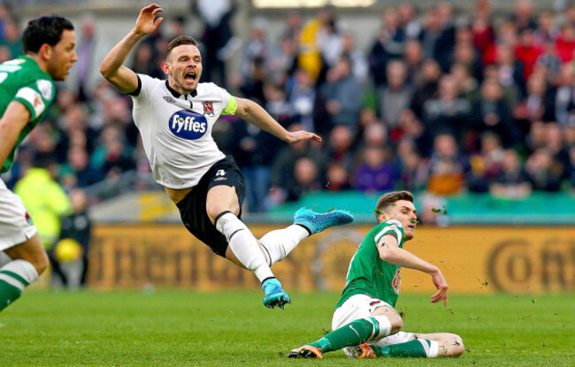 Andy Boyle with Garry Buckley