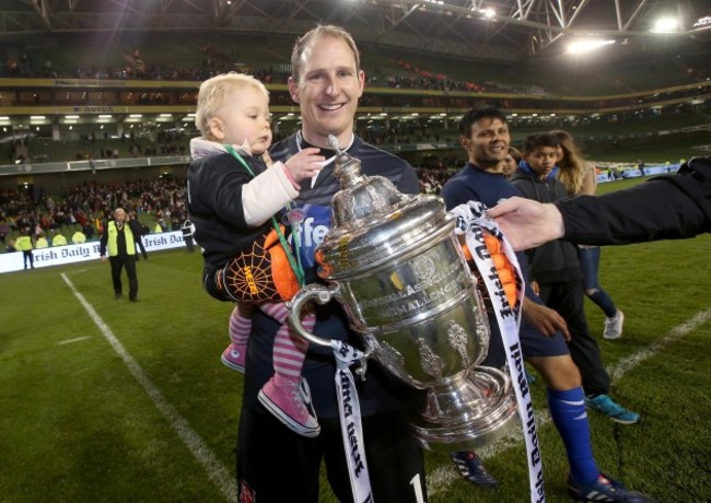 Gary Rogers celebrates with his daughter Bonnie