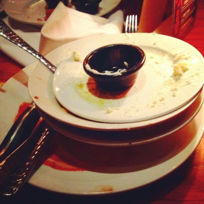 #smashedthatsteak #stackedplates #stuffed