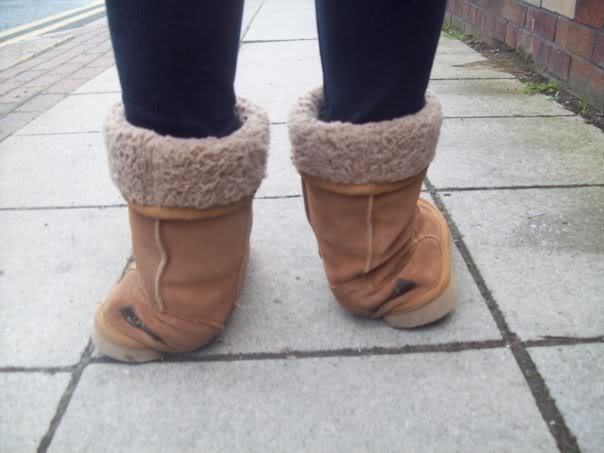 uggs with ugg written on them