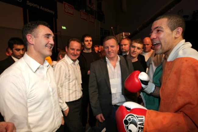 Darren Sutherland with Billy Walsh