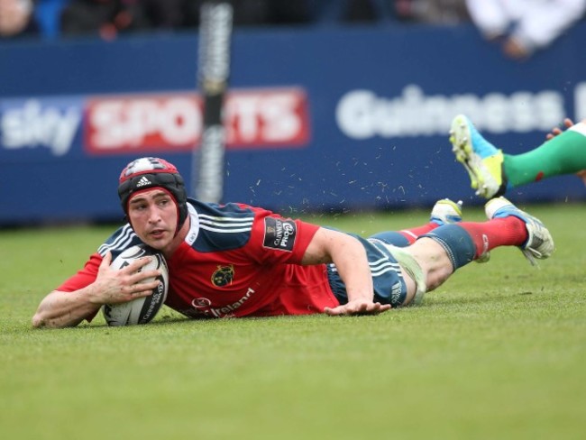 Tommy OÕDonnell scores a try