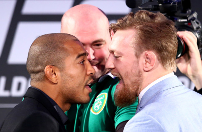 Jose Aldo and Conor McGregor