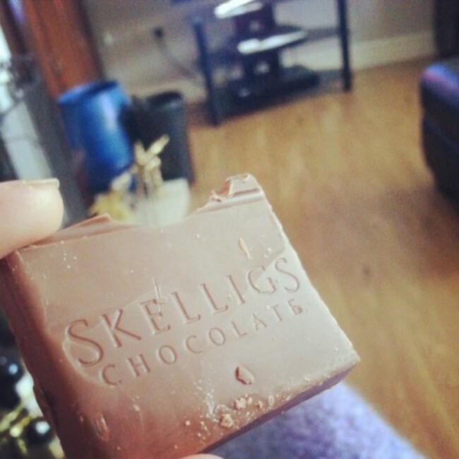 A little post night duty treat. Happy out. #homemade #SkelligsChocolate #Skellig #Ballinskelligs #Nurse #tea #HappyOut