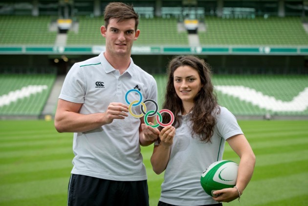 Tom Daly with Lucy Mulhall