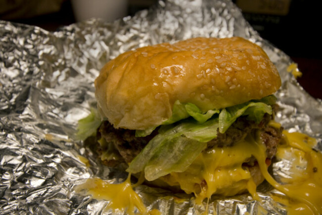 Delicious Five Guys burger