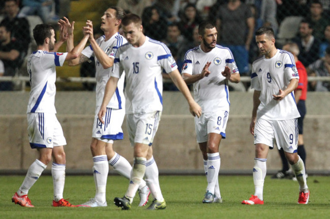 Cyprus Bosnia Euro Soccer