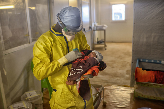 MSF Ebola Treatment Centre in Conakry, Guinea