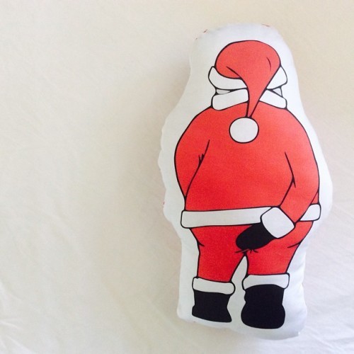 Introducing our newest addition- Santa picking a wedgie stuffed toy/cushion. This hilarious fat man is approx 35cm high x 20cm wide x 10cm thick. I think he is just so funny! #santa #santaclaus #christmas #christmaspresents #auskidshandmade #australiandesigner #stuffedtoy #pickingawedgie #wedgie #cheeky #christmastoy #toy #doll #kidsroom #kidsdecor #homedecor #homewares #cushion #cushions #pillow #pillows #santapillow #santatoy