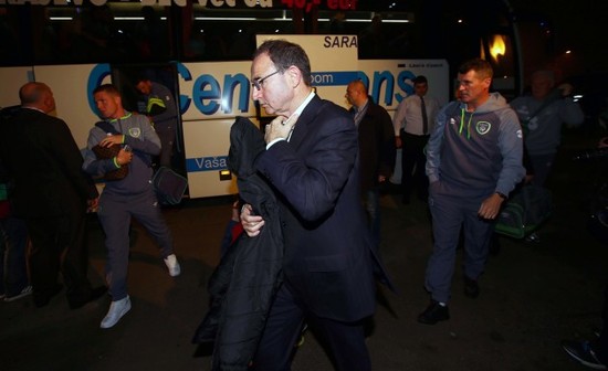 Martin O'Neill arrives