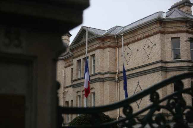 14/11/2015. French Embassy - Dublin. Pictured a th