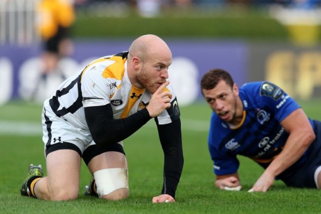 Joe Simpson celebrates scoring their second try