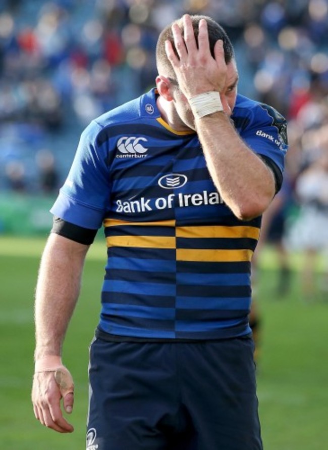 Fergus McFadden dejected