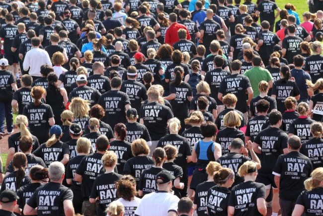 A general view of the runners in the Ray 5K series