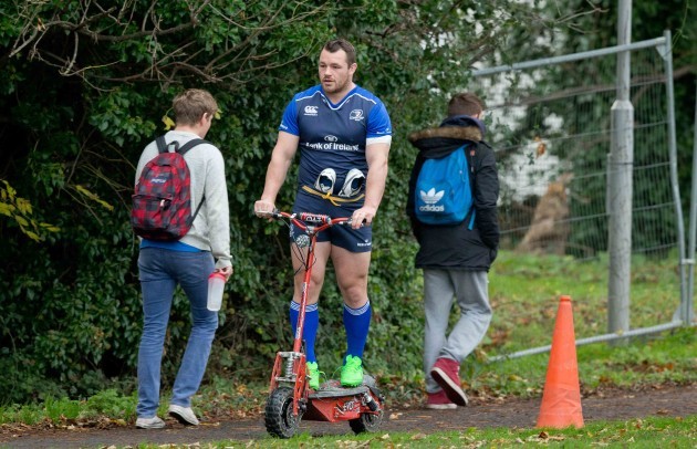 Can Healy arrives for training