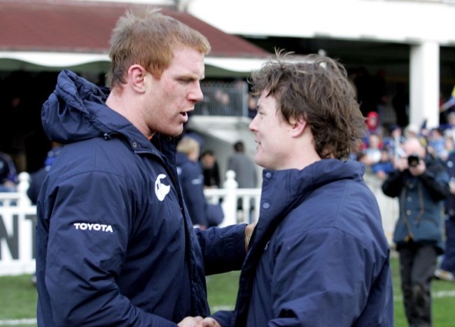 Brian O'Driscoll talks to Paul O'Connell 31/12/2005