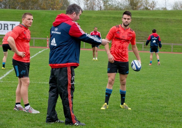 Andrew Conway, Conor Murray and Anthony Foley