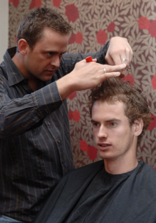 Tennis - Andy Murray Haircut File Photo