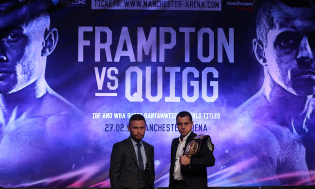 Carl Frampton v Scott Quigg Press Conference - Europa Hotel