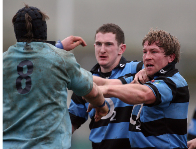 Jerry Flannery gets involved with Sean O'Brien 27/1/2007