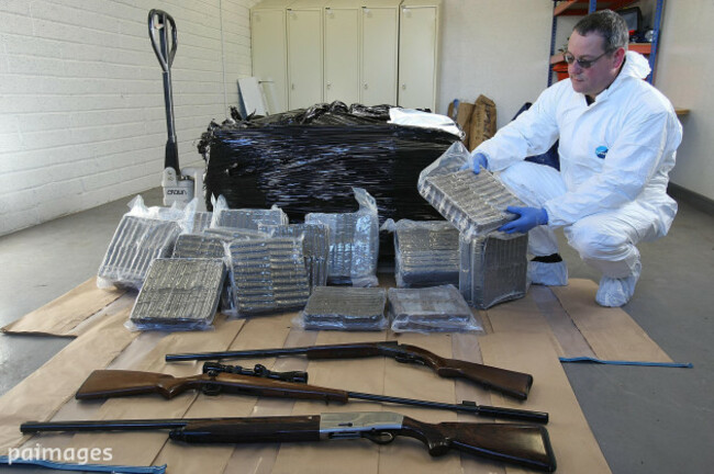Drugs seized in Ireland