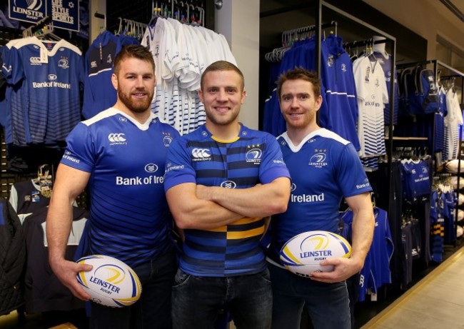 Sean OÕBrien, Ian Madigan and Eoin Reddan