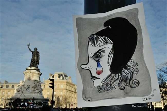 France Paris Attacks Street Art  Photo Gallery