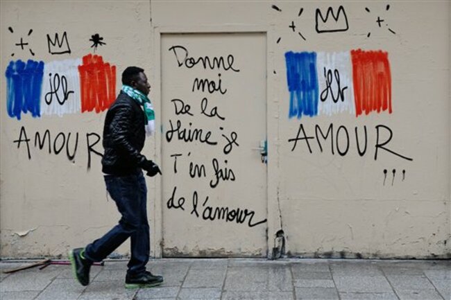 France Paris Attacks Street Art  Photo Gallery