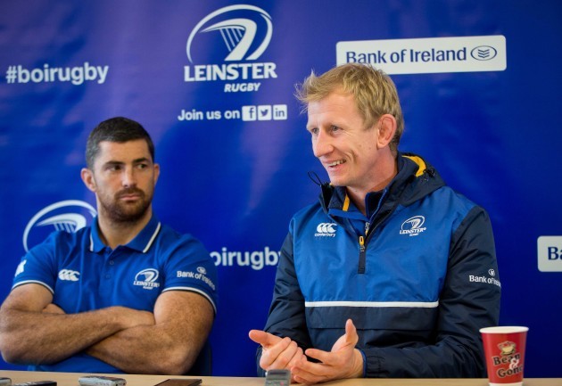 Rob Kearney and Leo Cullen