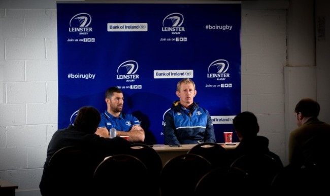 Rob Kearney and Leo Cullen