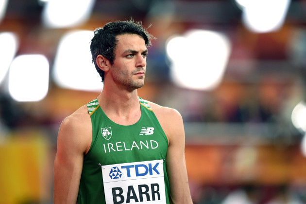 Thomas Barr before the race
