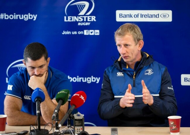 Rob Kearney and Leo Cullen