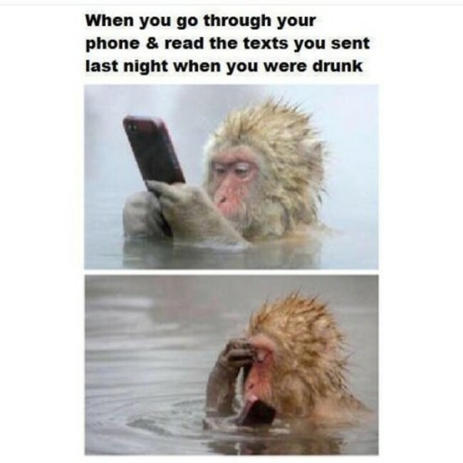 I ain't even sleep yet and feel like this.smh #drunktext #smfh