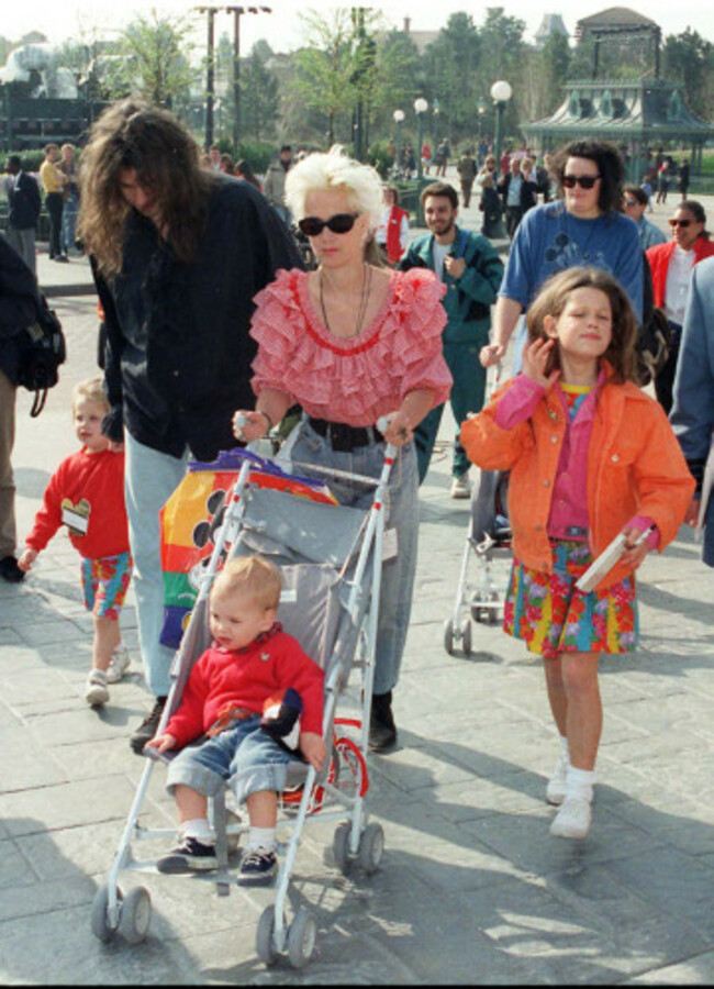 News - Euro Disney Resort - Bob Geldof and Paula Yates - France