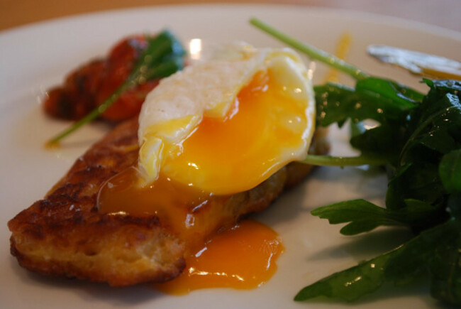 Poached egg - Sweetcorn Fritters - Jones the Grocer, Chadstone AUD9.50