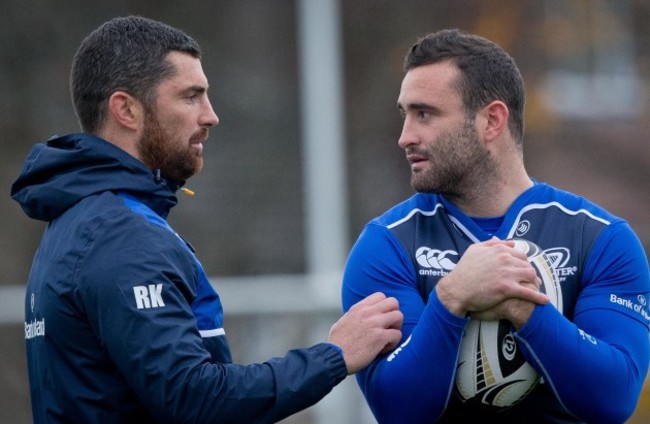 Rob Kearney with Dave Kearney