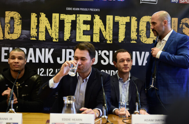 Chris Eubank, Jr. v Spike O'Sullivan Press Conference - Trinity House