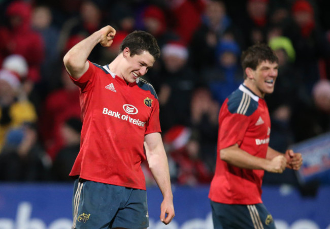 Ian Nagle celebrates at the end of the match 21/12/2013